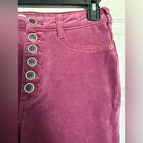 Pilcro Corduroy Pants with Button Fly size 27 - Picture 2 of 7